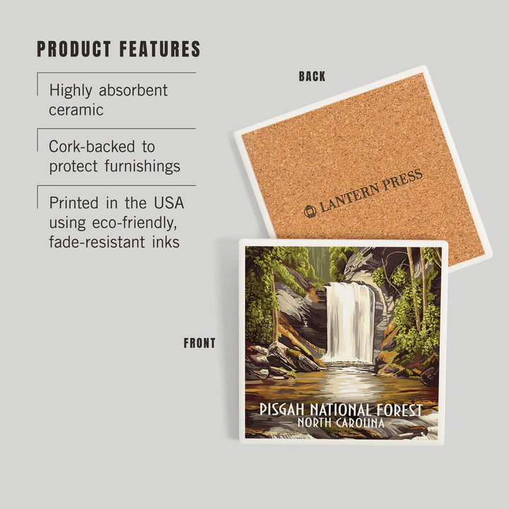 Pisgah National Forest, North Carolina, Coasters Coasters Lantern Press 