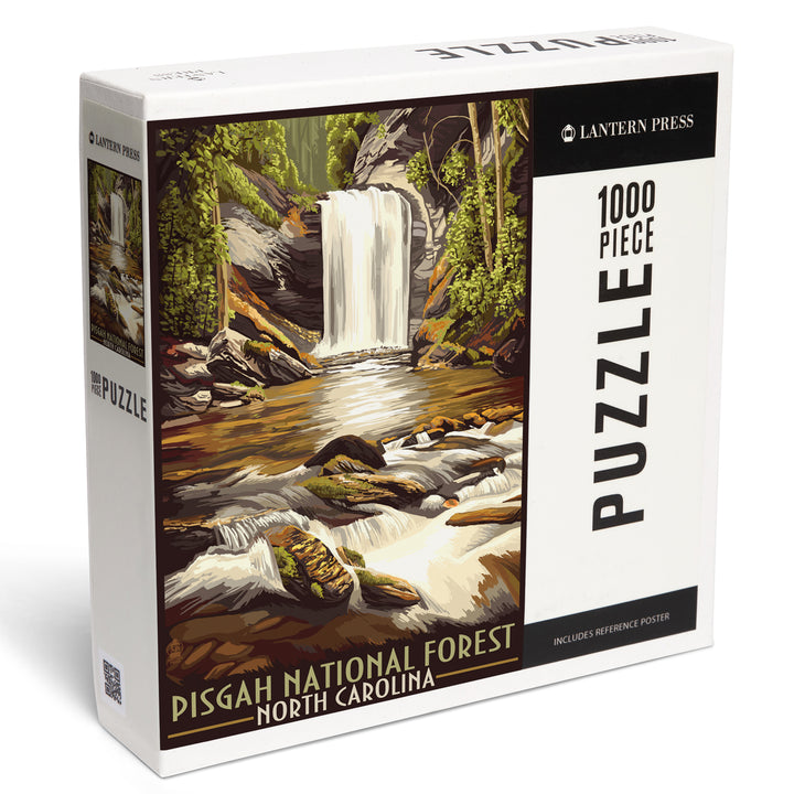 Pisgah National Forest, North Carolina, Jigsaw Puzzle Puzzle Lantern Press 