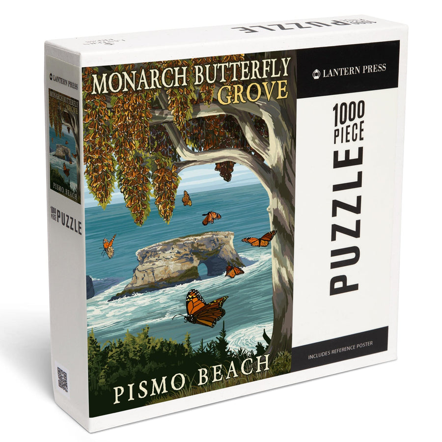 Pismo Beach, California, Monarch Butterfly Grove, Jigsaw Puzzle Puzzle Lantern Press 