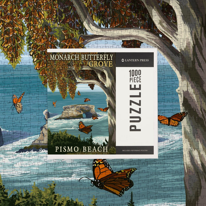 Pismo Beach, California, Monarch Butterfly Grove, Jigsaw Puzzle Puzzle Lantern Press 