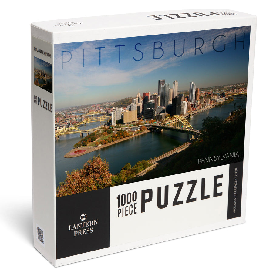 Pittsburgh, Pennsylvania, Autumn Scene, Jigsaw Puzzle Puzzle Lantern Press 