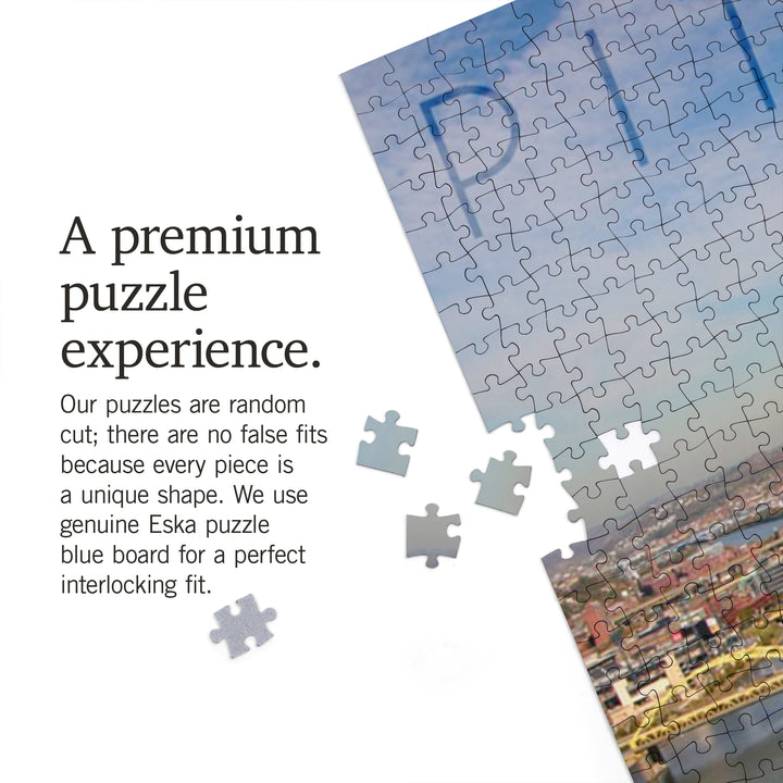 Pittsburgh, Pennsylvania, Autumn Scene, Jigsaw Puzzle Puzzle Lantern Press 