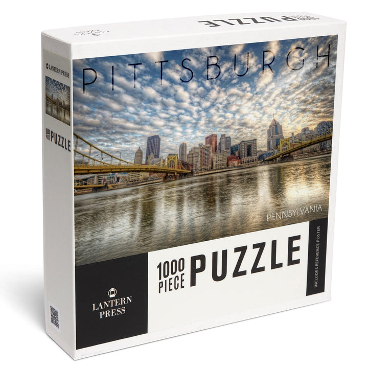 Pittsburgh, Pennsylvania, Skyline From the North Shore, Jigsaw Puzzle Puzzle Lantern Press 