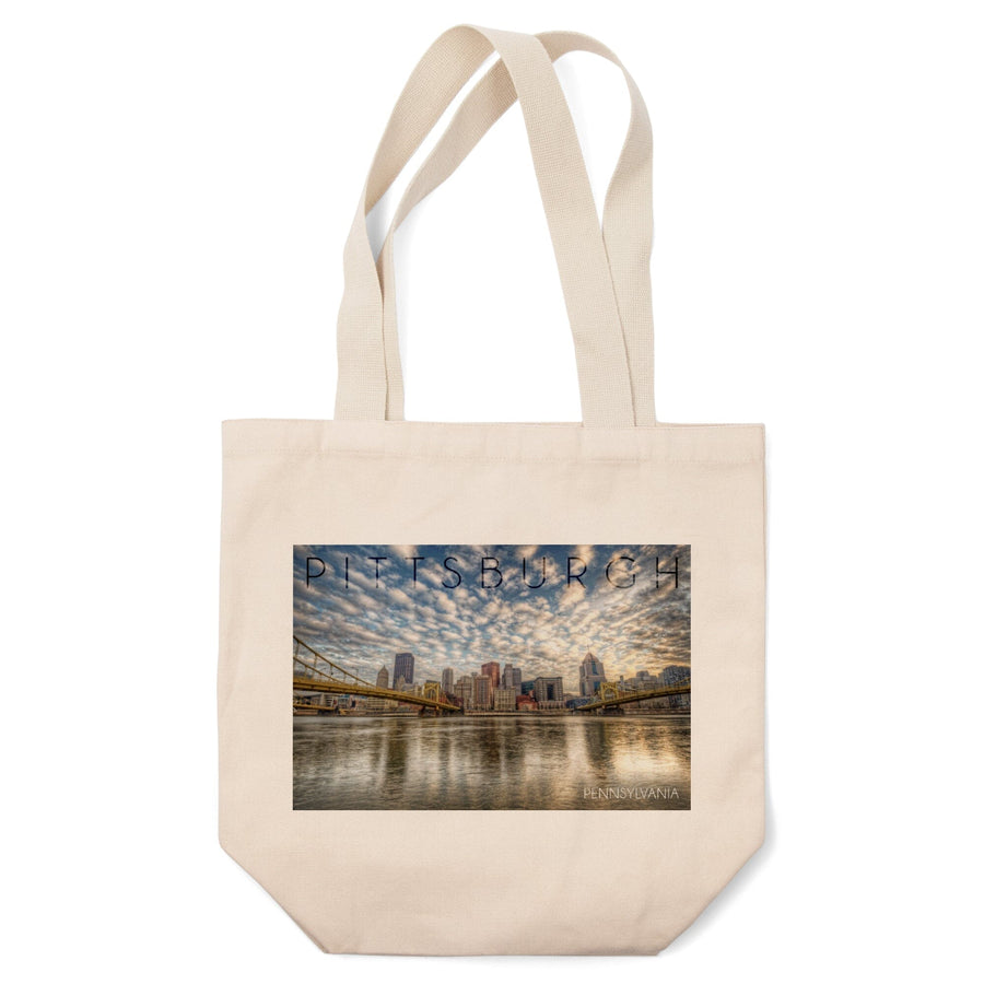 Pittsburgh, Pennsylvania, Skyline From the North Shore, Tote Bag Totes Lantern Press 