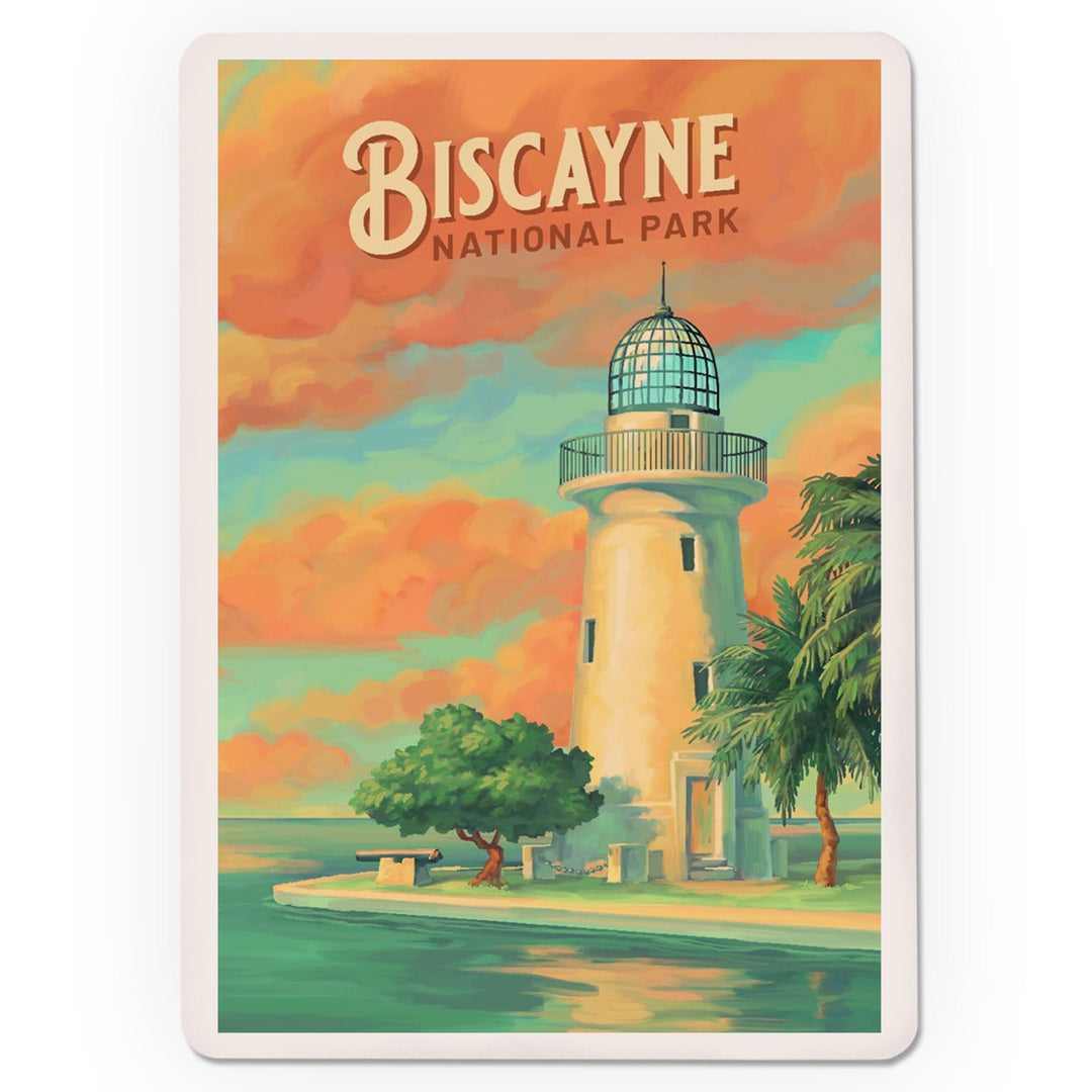 Playing Cards, Biscayne National Park, Oil Painting, 52 Card Deck with Jokers in Box, Unique Art Cards Lantern Press 
