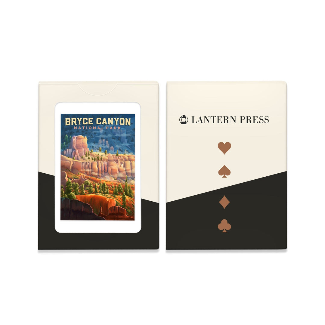 Playing Cards, Bryce Canyon National Park, Utah, Oil Painting, 52 Card Deck with Jokers in Box, Unique Art Cards Lantern Press 
