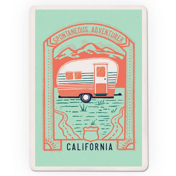 Playing Cards, California, Lake Life Series, Spontaneous Adventurer, 52 Card Deck with Jokers in Box, Unique Art Cards Lantern Press 