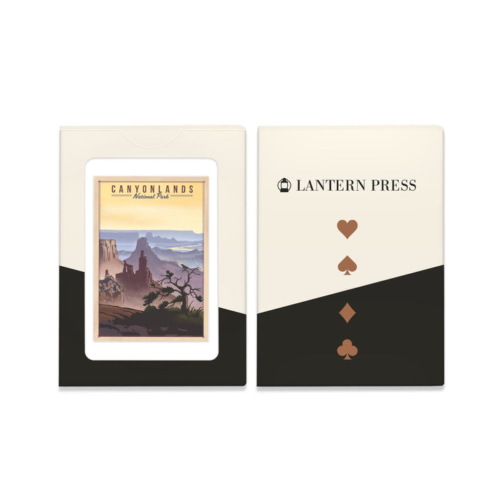 Playing Cards, Canyonlands National Park, Utah, Lithograph National Park Series, 52 Card Deck with Jokers in Box, Unique Art Cards Lantern Press 