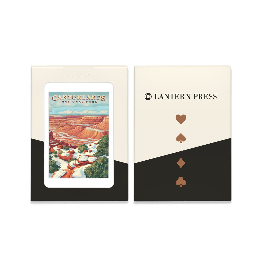 Playing Cards, Canyonlands National Park, Utah, Oil Painting, 52 Card Deck with Jokers in Box, Unique Art Cards Lantern Press 