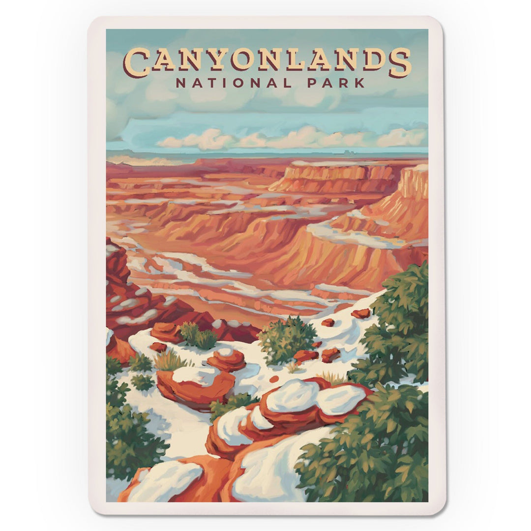 Playing Cards, Canyonlands National Park, Utah, Oil Painting, 52 Card Deck with Jokers in Box, Unique Art Cards Lantern Press 