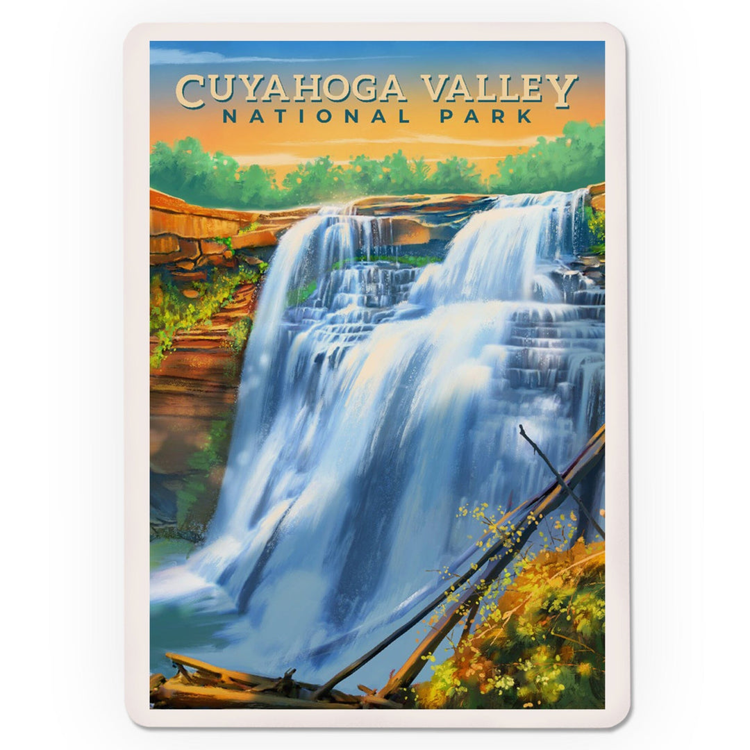Playing Cards, Cuyahoga Valley National Park, Ohio, Oil Painting, 52 Card Deck with Jokers in Box, Unique Art Cards Lantern Press 