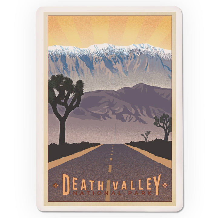 Playing Cards, Death Valley National Park, California, Lithograph, 52 Card Deck with Jokers in Box, Unique Art Cards Lantern Press 