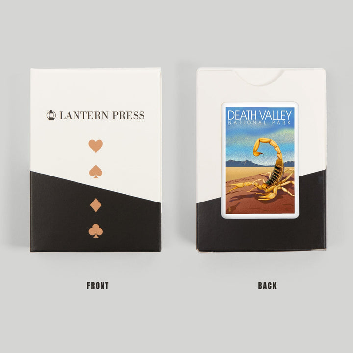 Playing Cards, Death Valley National Park, California, Lithograph, Scorpion, 52 Card Deck with Jokers in Box, Unique Art Cards Lantern Press 
