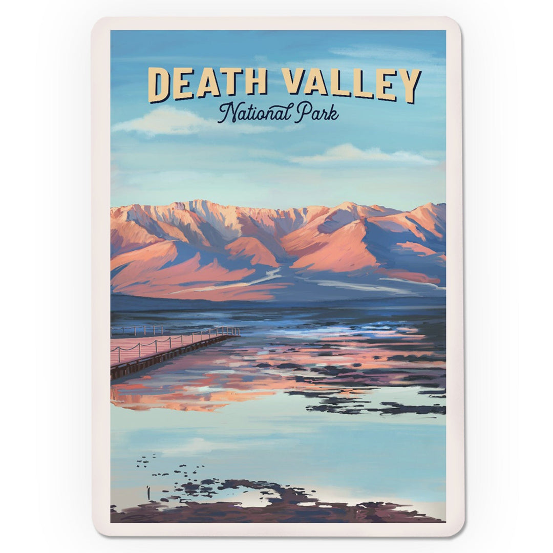 Playing Cards, Death Valley National Park, California, Oil Painting, 52 Card Deck with Jokers in Box, Unique Art Cards Lantern Press 