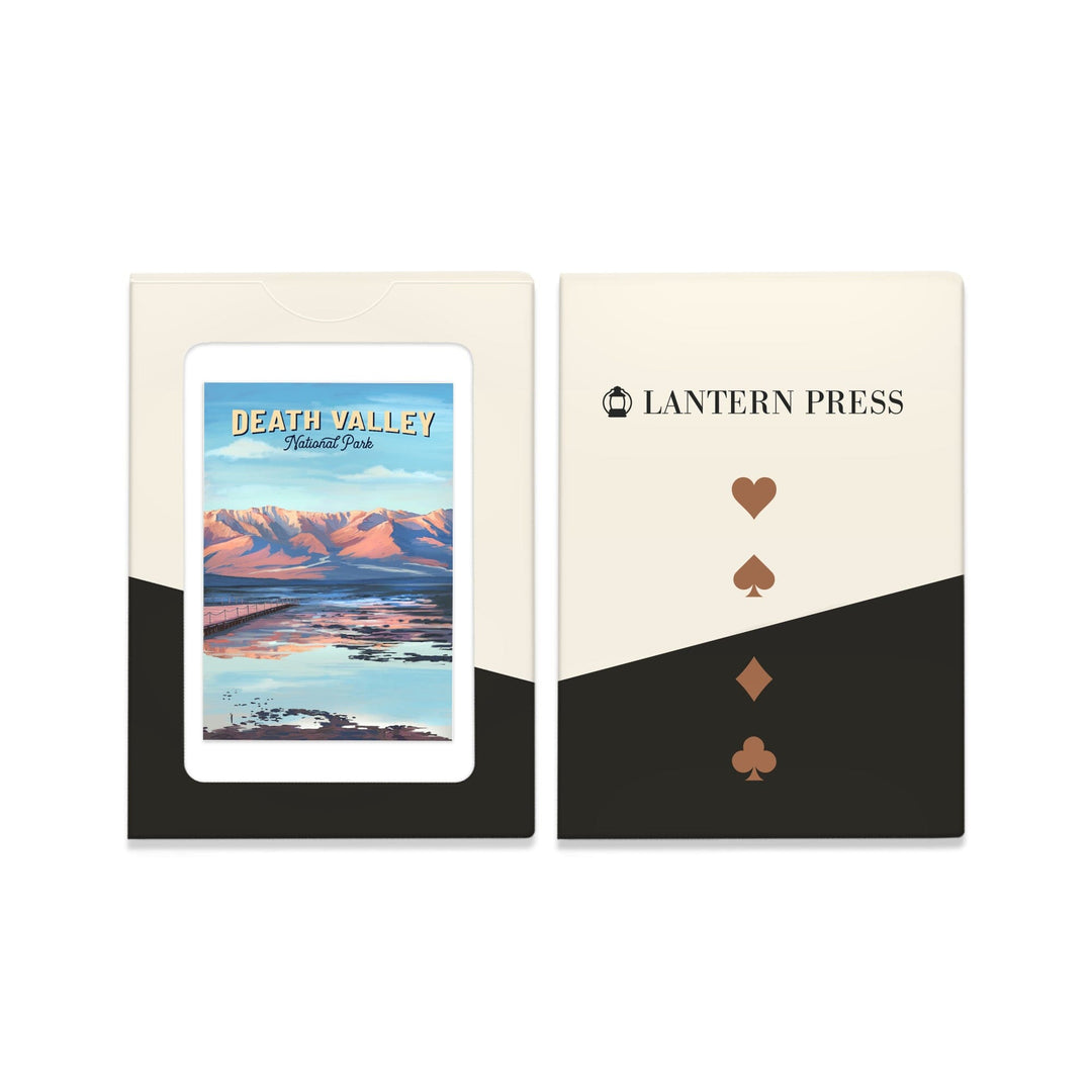 Playing Cards, Death Valley National Park, California, Oil Painting, 52 Card Deck with Jokers in Box, Unique Art Cards Lantern Press 