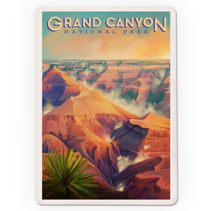 Playing Cards, Grand Canyon National Park, Arizona, Oil Painting, 52 Card Deck with Jokers in Box, Unique Art Cards Lantern Press 