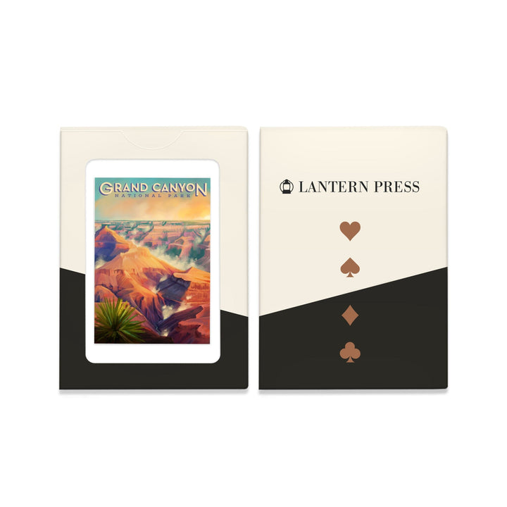Playing Cards, Grand Canyon National Park, Arizona, Oil Painting, 52 Card Deck with Jokers in Box, Unique Art Cards Lantern Press 