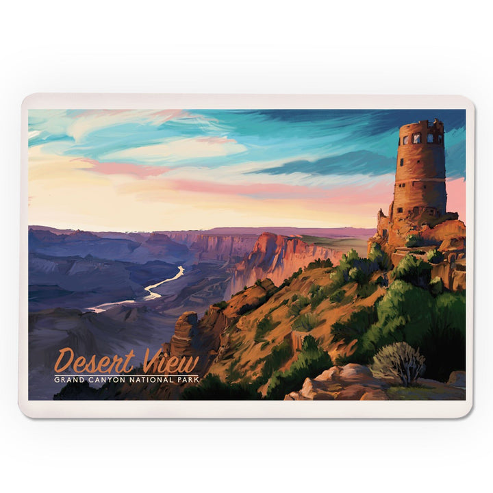 Playing Cards, Grand Canyon National Park, Watchtower, Oil Painting, 52 Card Deck with Jokers in Box, Unique Art Cards Lantern Press 