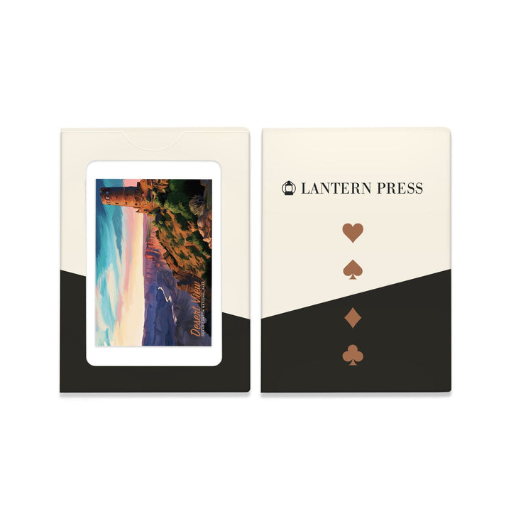Playing Cards, Grand Canyon National Park, Watchtower, Oil Painting, 52 Card Deck with Jokers in Box, Unique Art Cards Lantern Press 