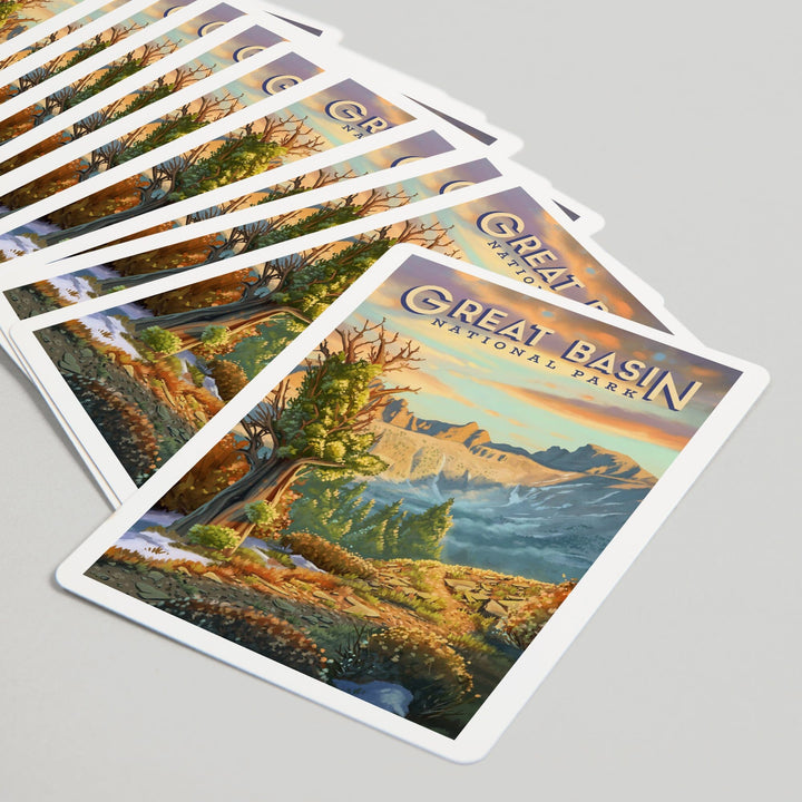 Playing Cards, Great Basin National Park, Nevada, Oil Painting, 52 Card Deck with Jokers in Box, Unique Art Cards Lantern Press 