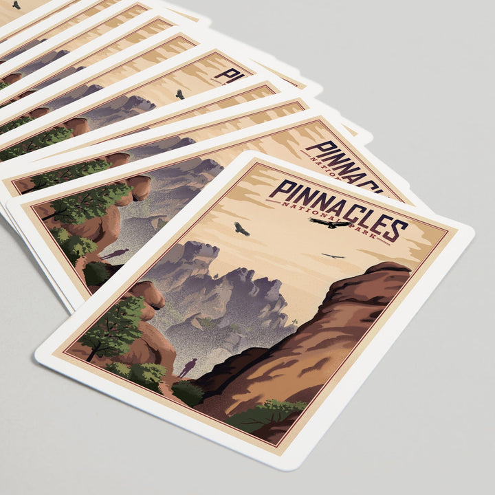 Playing Cards, Pinnacles National Park, California, Lithograph, 52 Card Deck with Jokers in Box, Unique Art Cards Lantern Press 