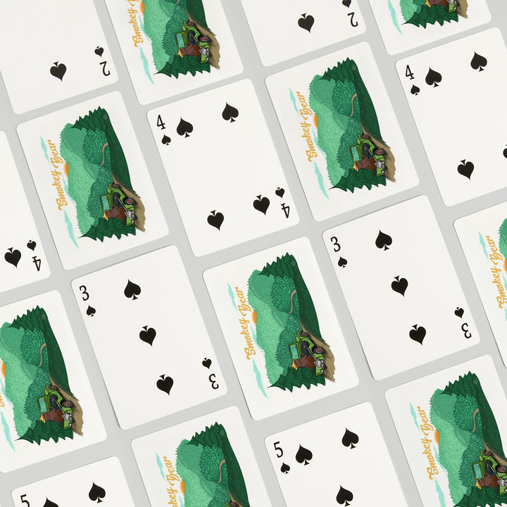 Playing Cards, Smokey Bear Driving, Officially Licensed, 52 Card Deck with Jokers in Box, Unique Art Cards Lantern Press 