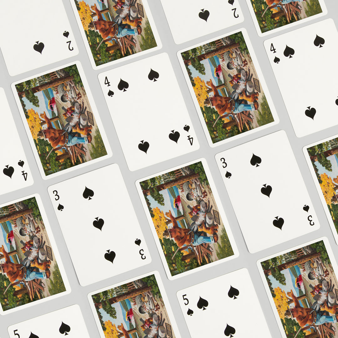 Playing Cards, Smokey Bear, Extinguishing Left Campfire, Officially Licensed Vintage Poster, 52 Card Deck with Jokers in Box, Unique Art Cards Lantern Press 