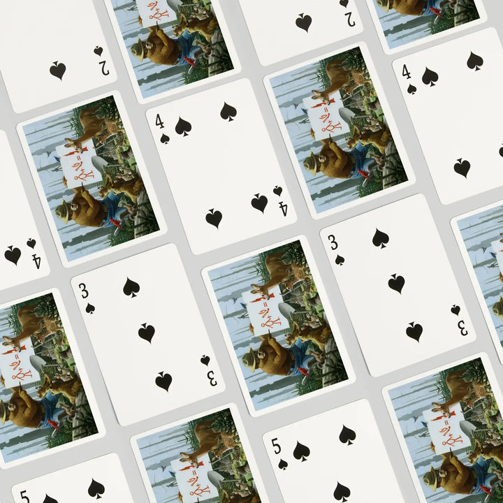 Playing Cards, Smokey Bear, Forest Fire Equation, Officially Licensed Vintage Poster, 52 Card Deck with Jokers in Box, Unique Art Cards Lantern Press 