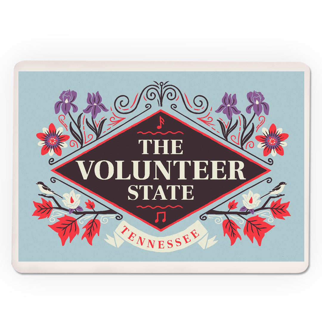 Playing Cards, Tennessee, State Motto Crest, State Series, 52 Card Deck with Jokers in Box, Unique Art Cards Lantern Press 