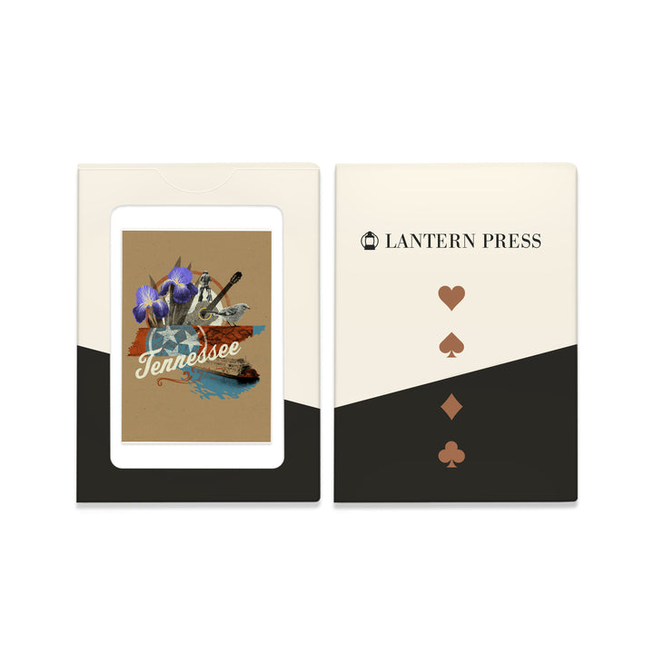 Playing Cards, Tennessee, State Photomontage, State Series, 52 Card Deck with Jokers in Box, Unique Art Cards Lantern Press 