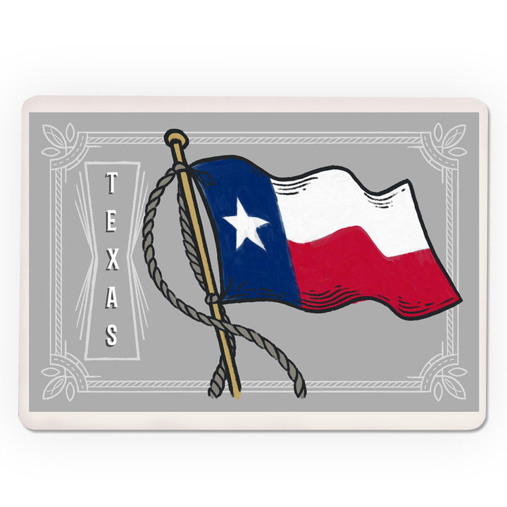 Playing Cards, Texas, Waving State Flag, State Series, 52 Card Deck with Jokers in Box, Unique Art Cards Lantern Press 