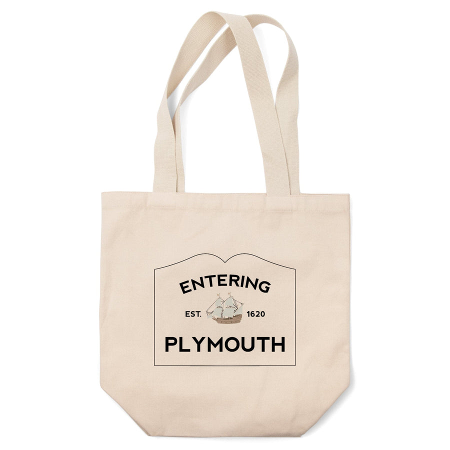 Plymouth, Massachusetts, Entering Plymouth, Weather Vane, Tote Bag Totes Lantern Press 