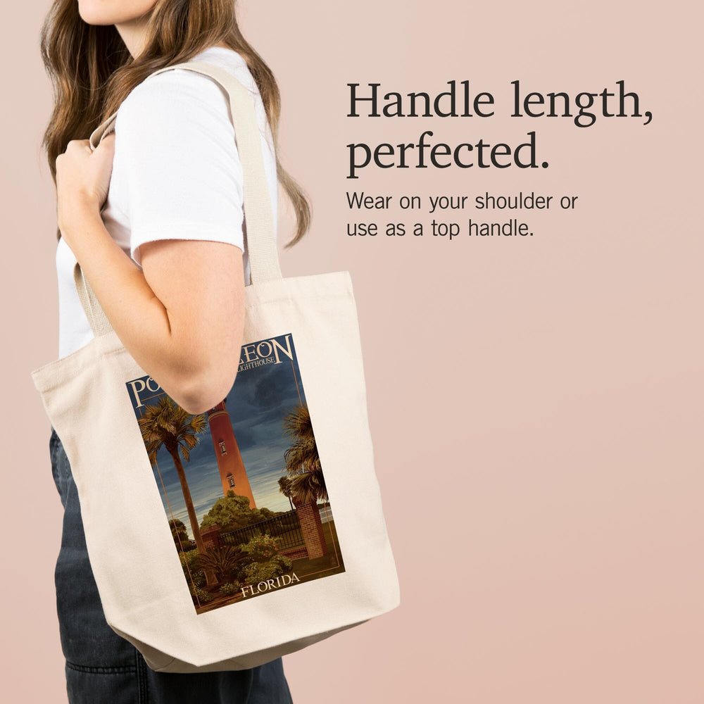 Ponce De Leon Inlet Lighthouse, Florida, Dusk Scene, Tote Bag Totes Lantern Press 