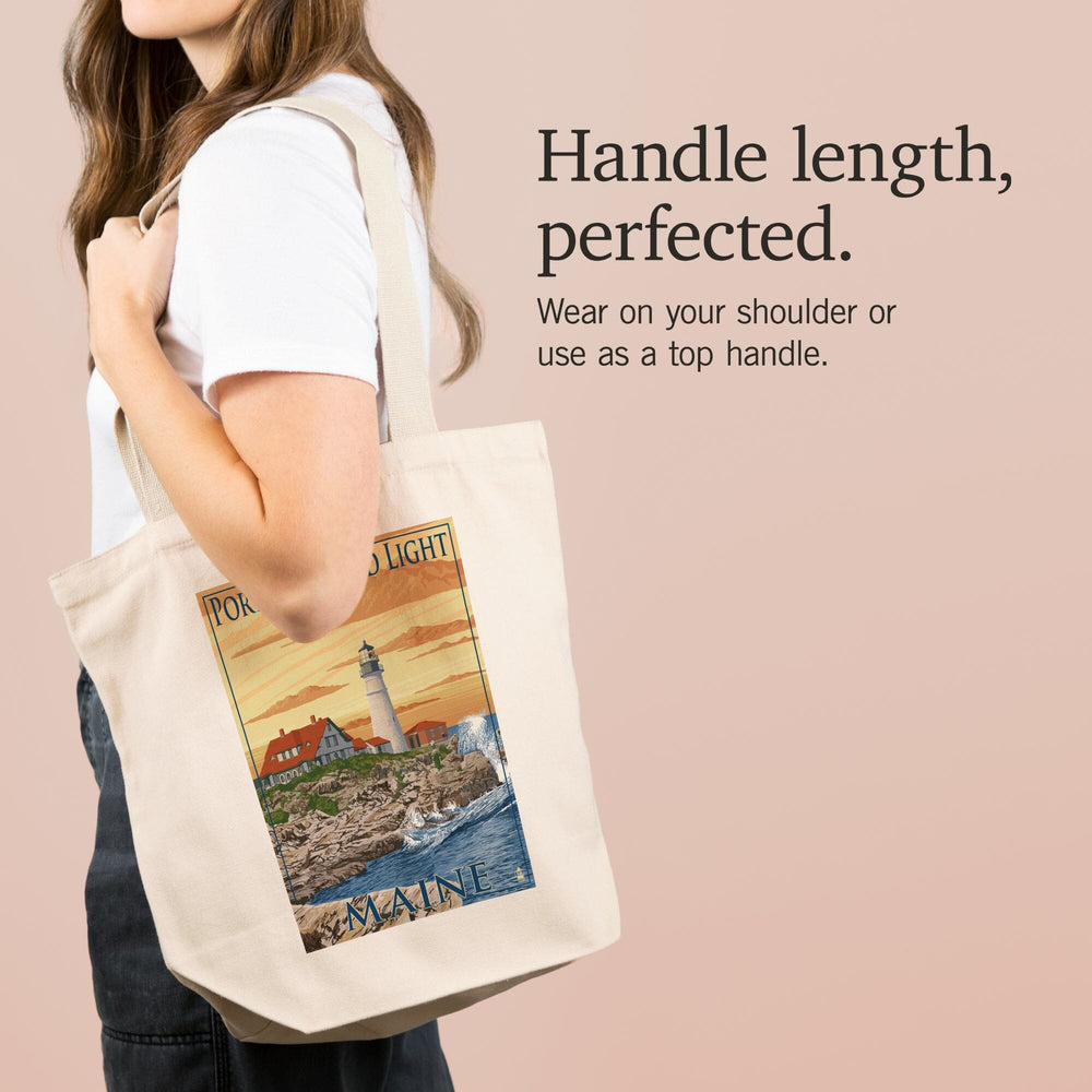 Portland, Maine, Portland Head Light, Tote Bag Totes Lantern Press 
