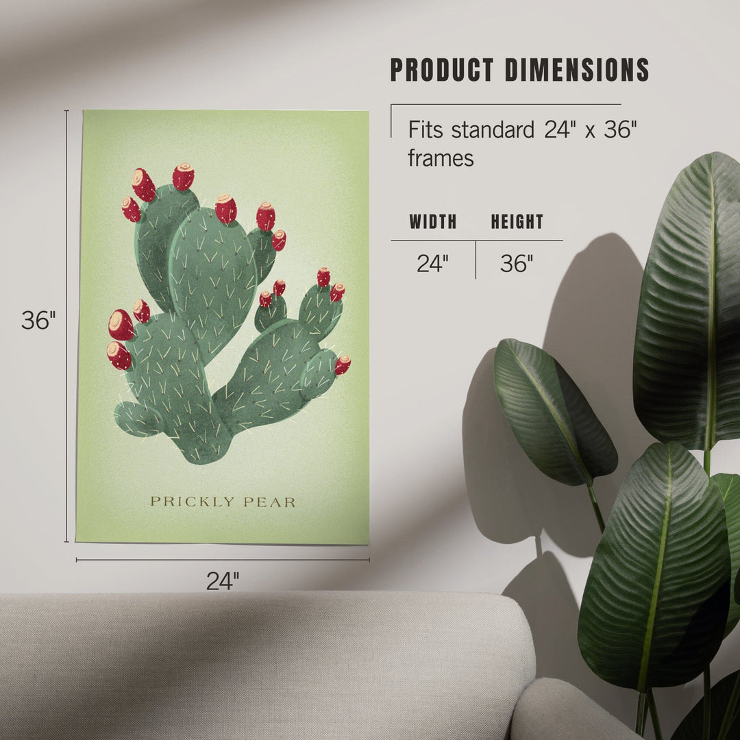 Prickly Pear, Vintage Flora, Art & Giclee Prints Art Lantern Press 