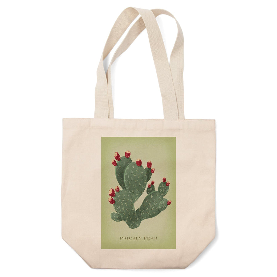 Prickly Pear, Vintage Flora, Lantern Press Artwork, Tote Bag Totes Lantern Press 