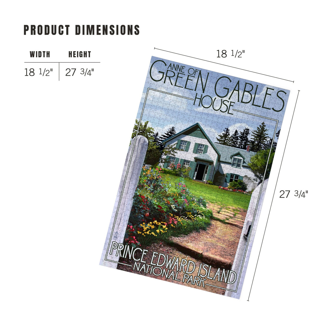 Prince Edward Island, Green Gables House and Gardens, Jigsaw Puzzle Puzzle Lantern Press 