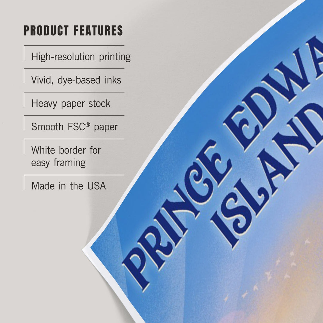 Prince Edward Island, Lithograph, Bear Family in Field, Art & Giclee Prints Art Lantern Press 