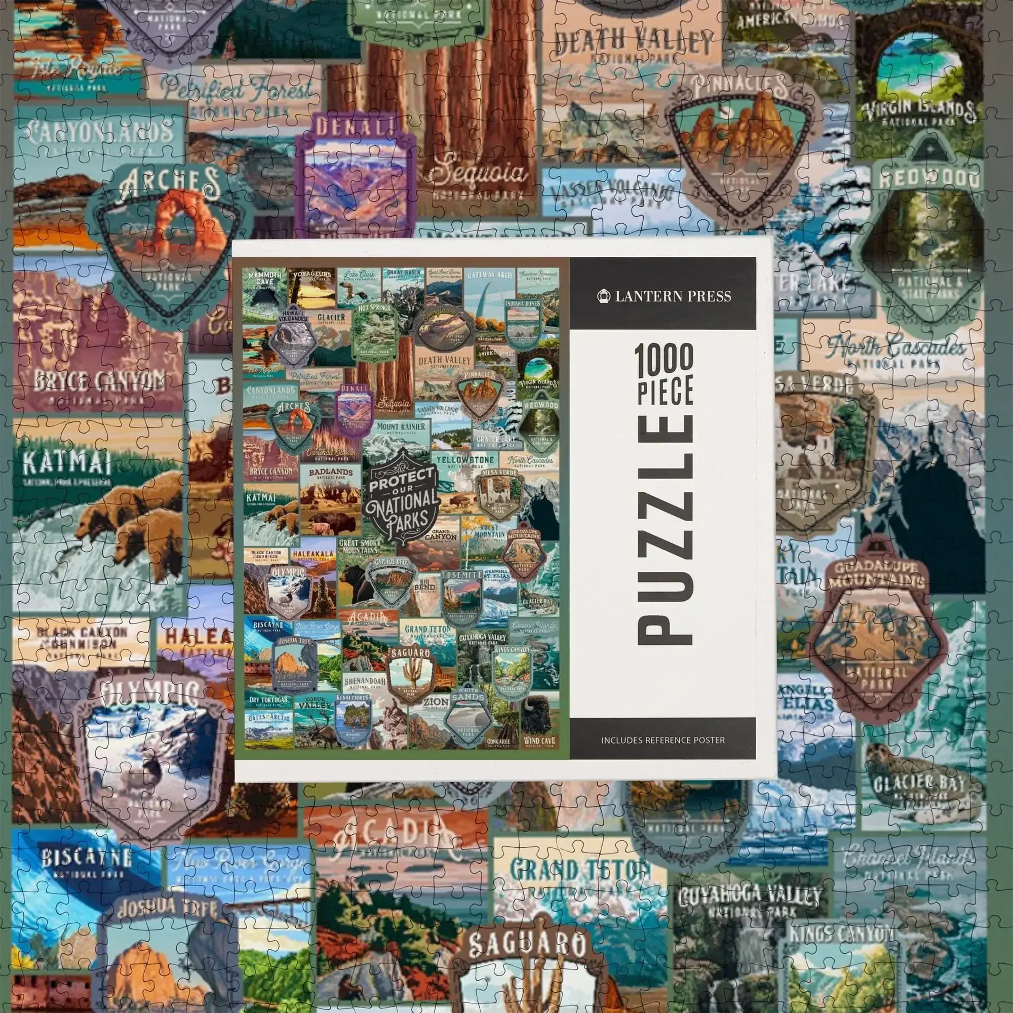 Protect our National Parks Collection, Collage, 1000 piece jigsaw