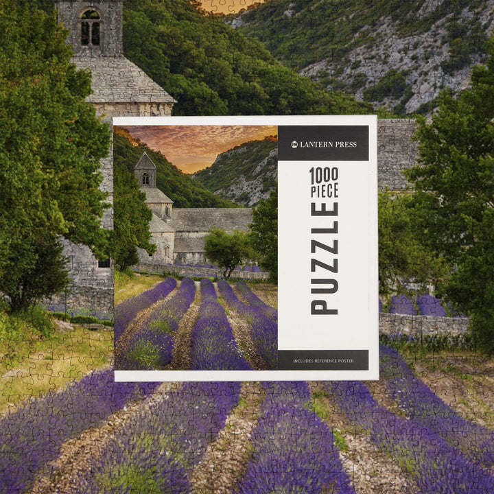 Provence, France, Lavender Fields, Jigsaw Puzzle Puzzle Lantern Press 