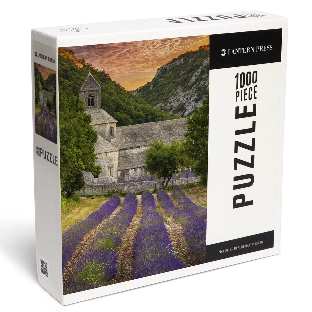 Provence, France, Lavender Fields, Jigsaw Puzzle Puzzle Lantern Press 