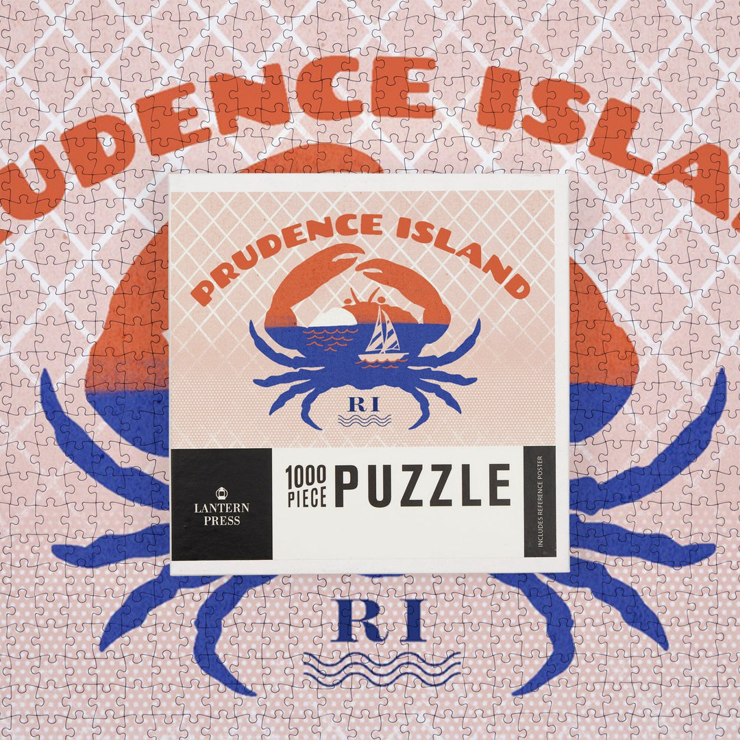Prudence Island, Rhode Island, Dockside Collection, Crab, Jigsaw Puzzle Puzzle Lantern Press 