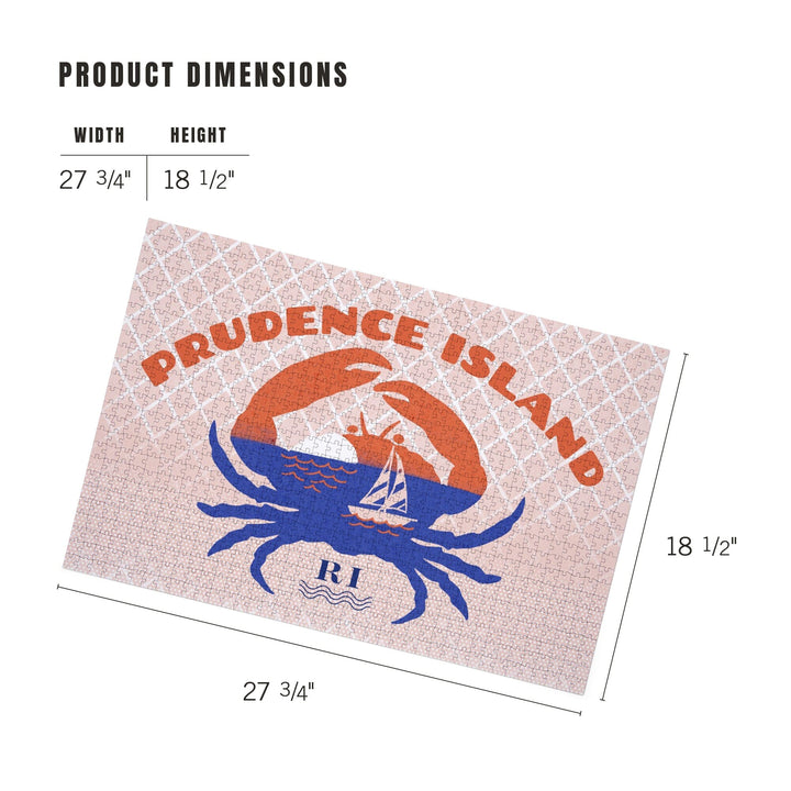 Prudence Island, Rhode Island, Dockside Collection, Crab, Jigsaw Puzzle Puzzle Lantern Press 