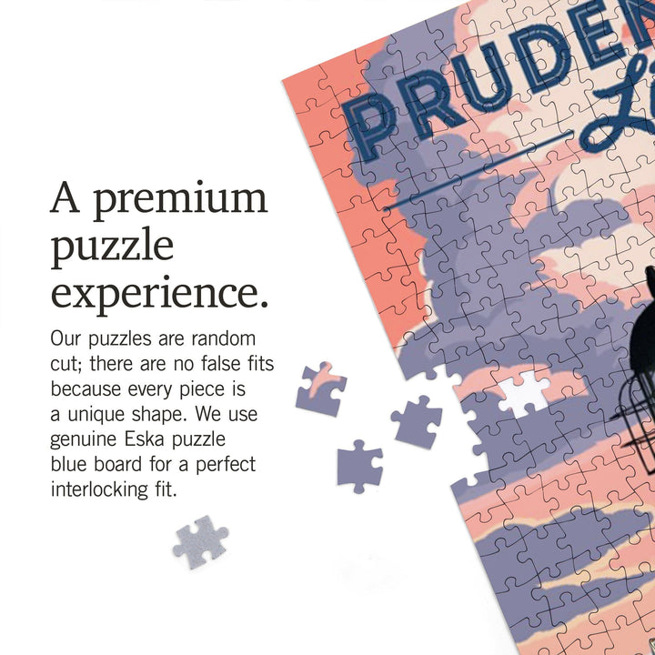 Prudence Island, Rhode Island, Lighthouse, Jigsaw Puzzle Puzzle Lantern Press 