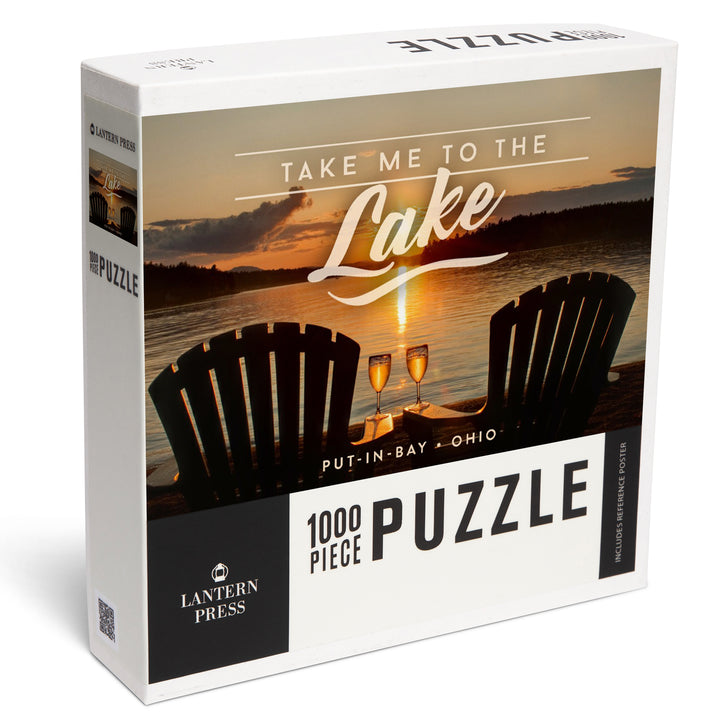 Put-in-Bay, Ohio, Take Me to the Lake, Sunset View, Jigsaw Puzzle Puzzle Lantern Press 
