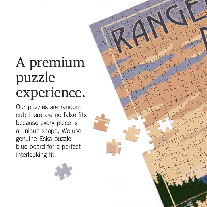 Rangeley Lakes, Maine, Lake Sunrise Scene, Jigsaw Puzzle Puzzle Lantern Press 