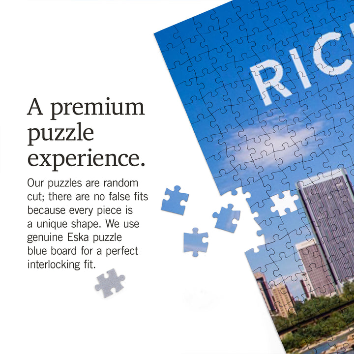 Richmond, Virginia, The River City, Photography, Jigsaw Puzzle Puzzle Lantern Press 
