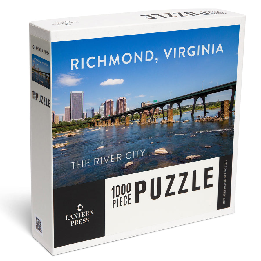 Richmond, Virginia, The River City, Photography, Jigsaw Puzzle Puzzle Lantern Press 