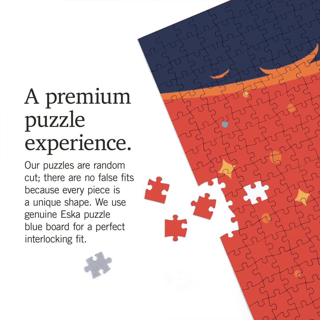 Rocket, Be Greater Than Average, Jigsaw Puzzle Puzzle Lantern Press 