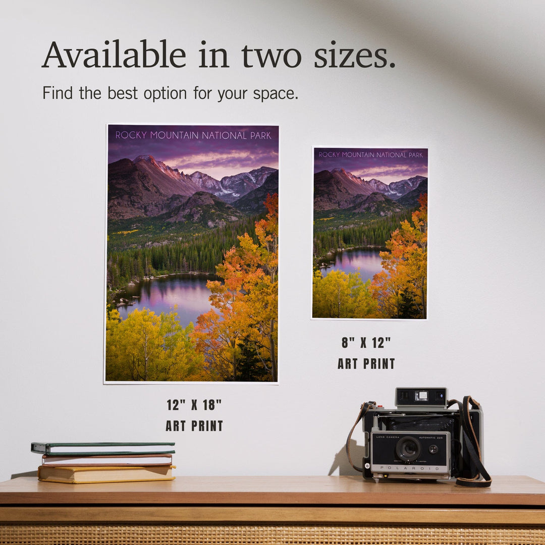 Rocky Mountain National Park, Colorado, Art & Giclee Prints Art Lantern Press 